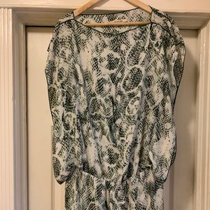 Rachel Roy Snake Print Mini Dress